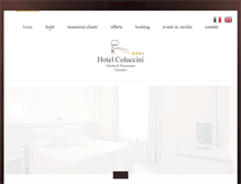 Tablet Screenshot of hotelcoluccini.it